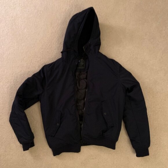 H&M Padded Bomber w/ Hood - Picture 1 of 6